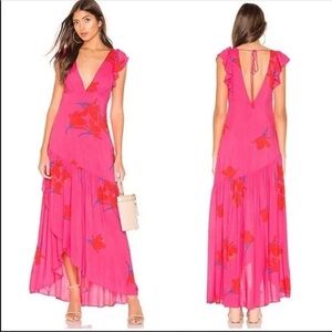 Free People Women’s She’s a Waterfall High / Low Maxi Dress